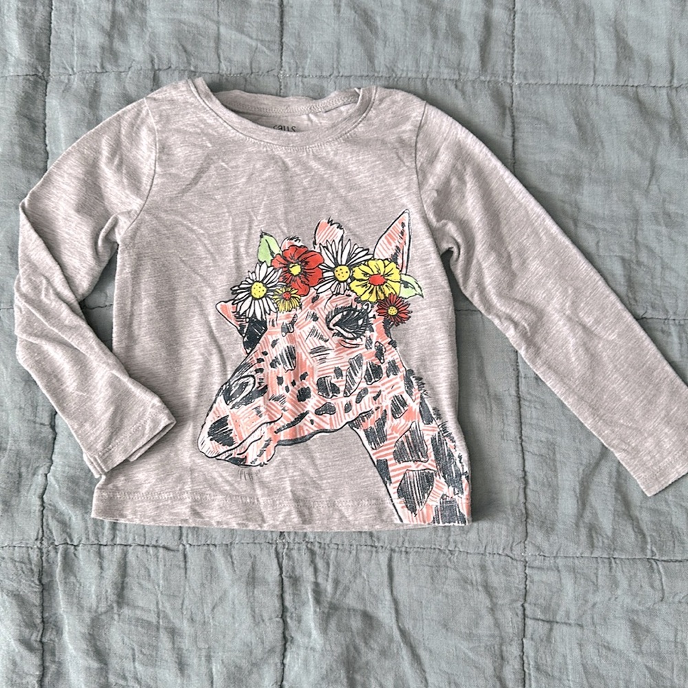 Giraffe 2t long sleeve shirt